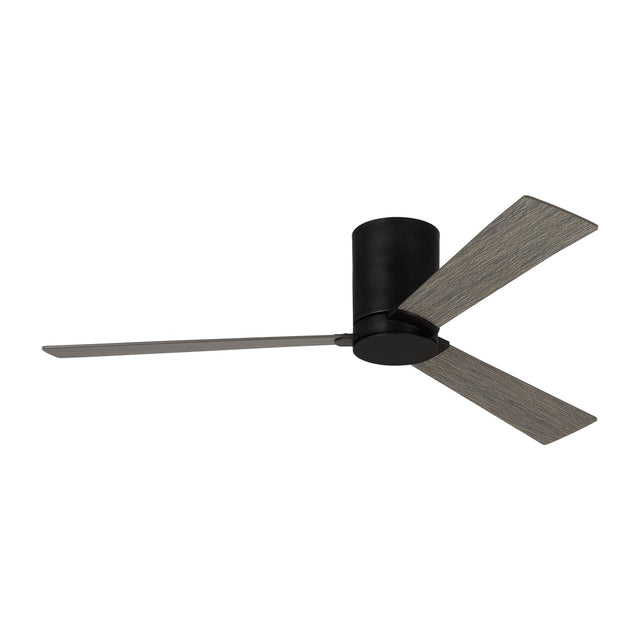Rozzen Outdoor (Damp) Hugger Ceiling Fan (Light Kit Available) by Visual Comfort Fan