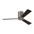 Rozzen Outdoor (Damp) Hugger Ceiling Fan (Light Kit Available) by Visual Comfort Fan