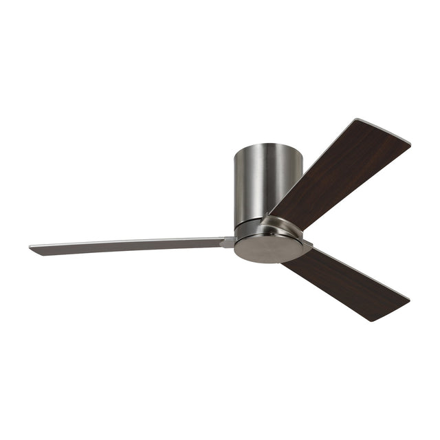 Rozzen Outdoor (Damp) Hugger Ceiling Fan (Light Kit Available) by Visual Comfort Fan