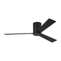 Rozzen Outdoor (Damp) Hugger Ceiling Fan (Light Kit Available) by Visual Comfort Fan