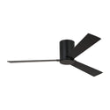 3-Blades Rozzen Outdoor (Damp) Hugger Ceiling Fan (Light Kit Available) by Visual Comfort Fan