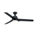 Fanimation - FP8406BL - 52''Ceiling Fan - Pyramid - Black from Lighting & Bulbs Unlimited in Charlotte, NC