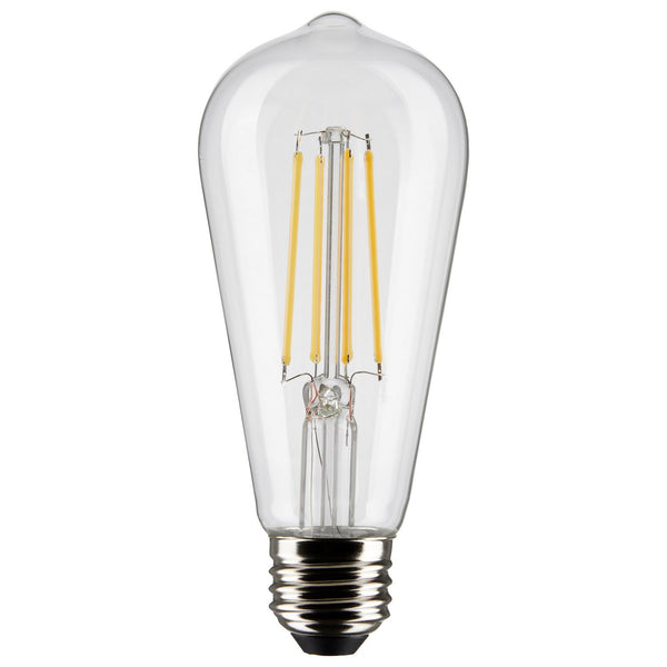 Antique 8 Watt E26 ST19 120V Outdoor (Wet)LED 3000k Light Bulb by Satco