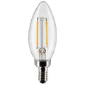 Torpedo 3 Watt E12 B11 120.00V LED 2700k Light Bulb by Satco