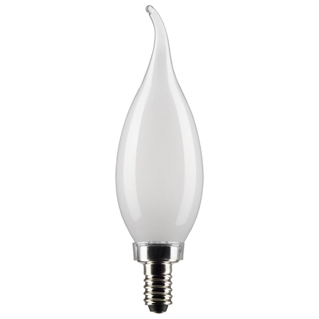 Flame Tip 5 Watt E12 CA10 120.00V LED 2700k Light Bulb by Satco