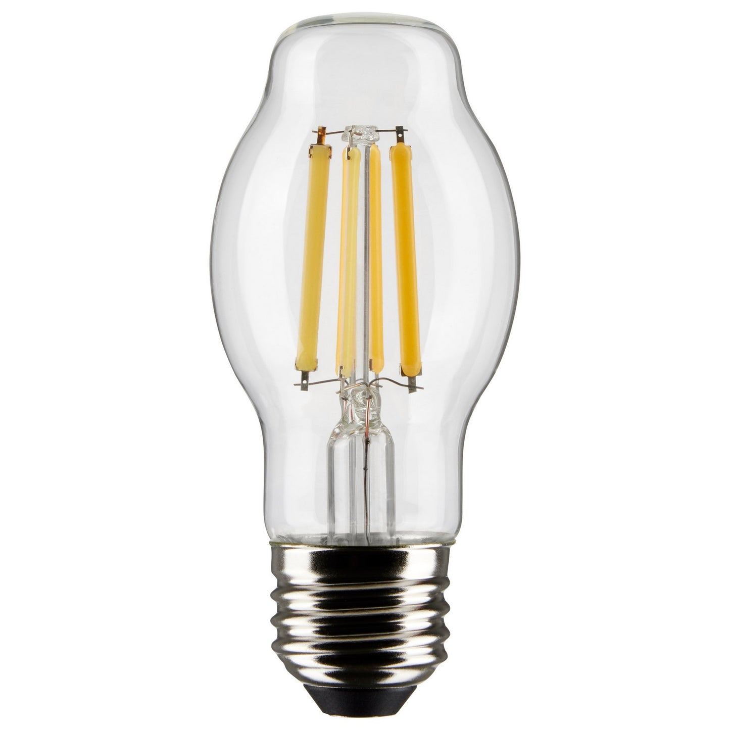 HID 8 Watt (75 Watt Equivalent) E26 BT15 120V LED 2700k Light Bulb by Satco