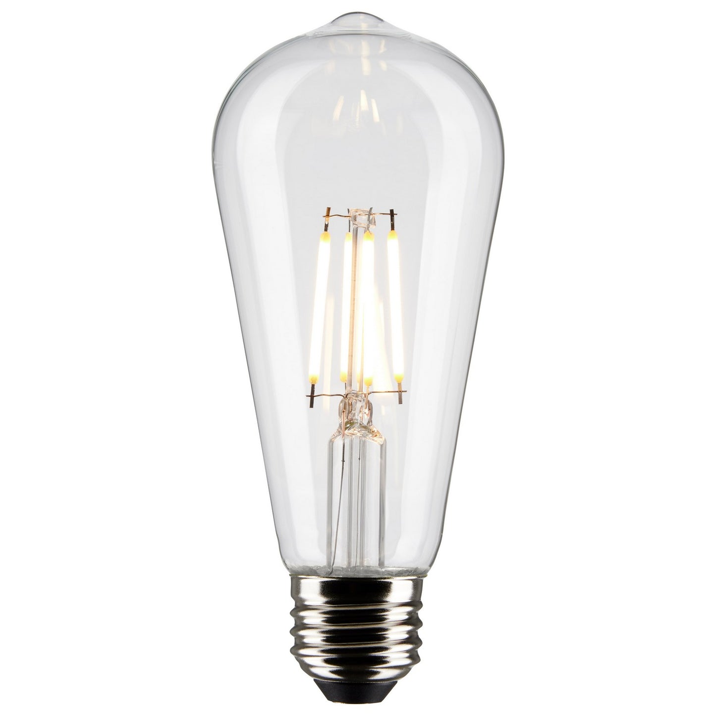 Antique 5 Watt (60 Watt Equivalent) E26 ST19 120V LED 2700k Light Bulb by Satco