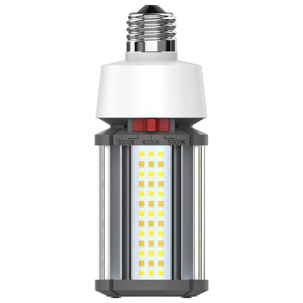 Tubular 18 Watt E26 Corncob 277V Outdoor (Damp)LED 3000k Light Bulb by Satco