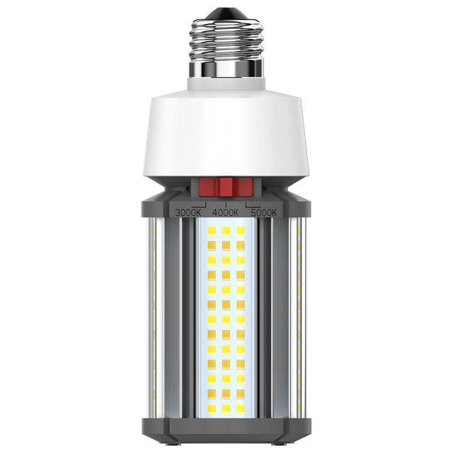 Tubular 18 Watt E26 Corncob 277V Outdoor (Damp)LED 3000k Light Bulb by Satco