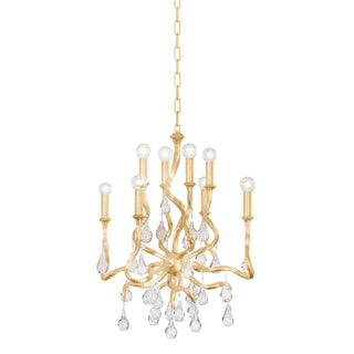 Buy gold-leaf Aveline Outdoor (Damp) Chandelier by Corbett Lighting