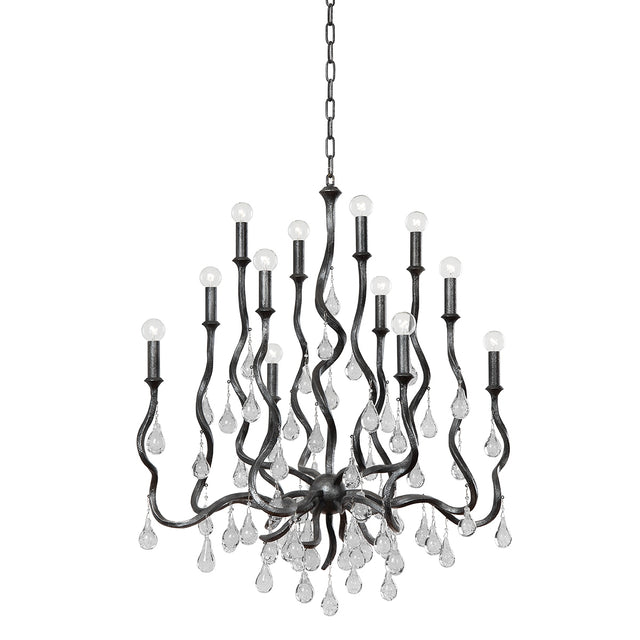 Aveline Outdoor (Damp) Chandelier by Corbett Lighting