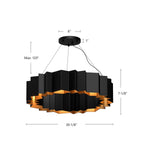 Kuzco Lighting-CH58030-BK/GD|ALT|1