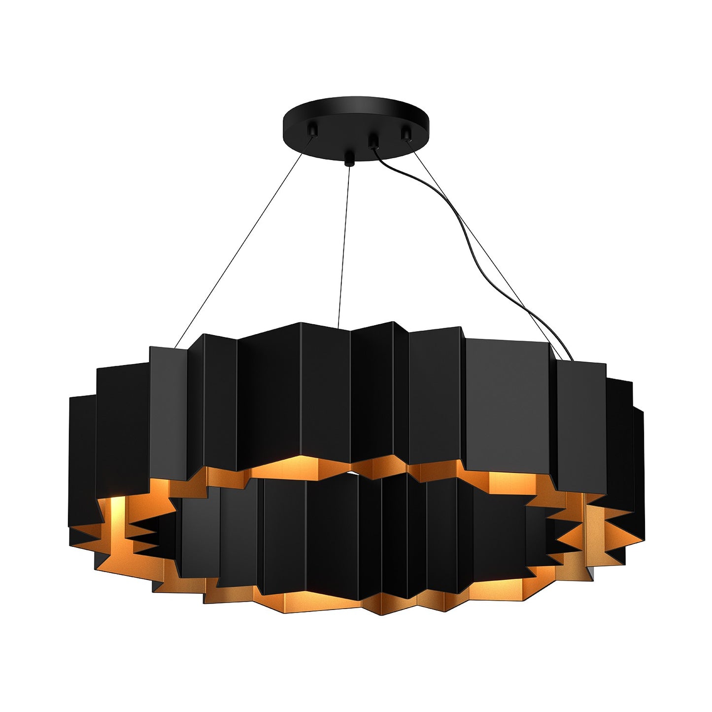 Kuzco Lighting-CH58030-BK/GD|MAIN
