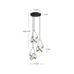 Kuzco Lighting-CH76718-BK|ALT|1