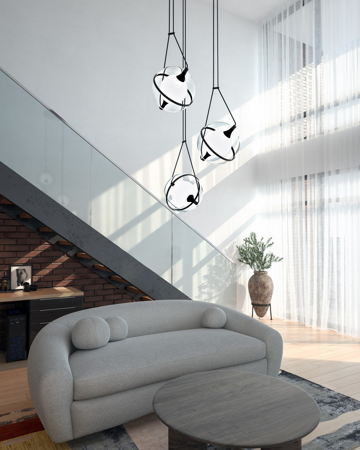 Kuzco Lighting-CH76728-BK|ALT|2