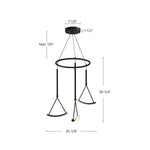 Kuzco Lighting-CH81527-BK|ALT|1