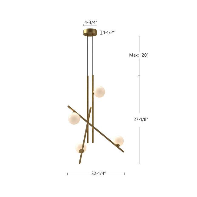 Kuzco Lighting-CH89832-BG/GO|ALT|1