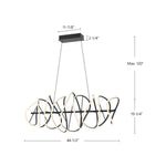 Kuzco Lighting-CH96442-BK|ALT|1