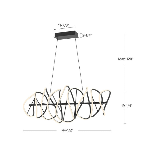 Kuzco Lighting-CH96442-BK|ALT|1