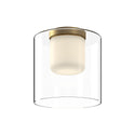 Birch Outdoor (Damp) Flush Mount Ceiling Light by Kuzco Lighting