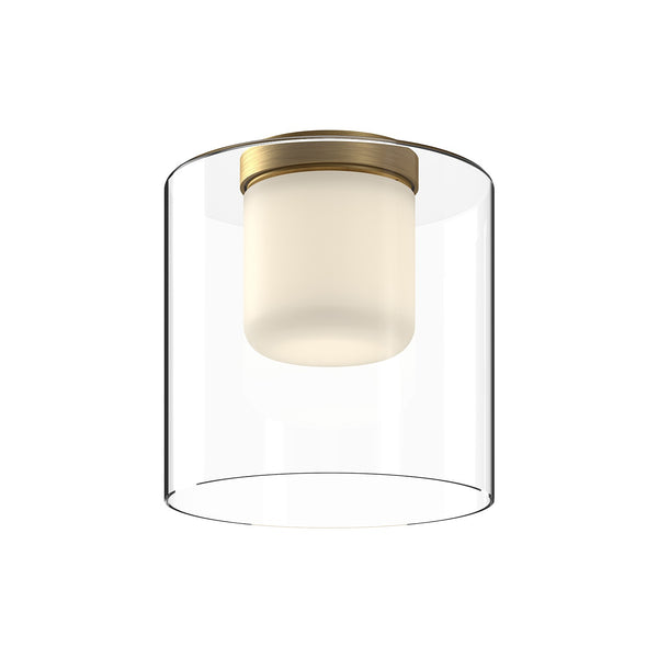 Birch Outdoor (Damp) Flush Mount Ceiling Light by Kuzco Lighting