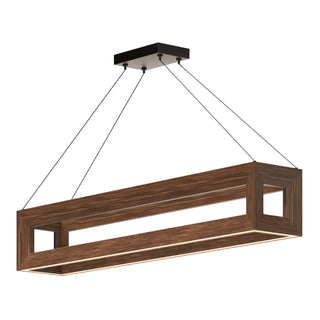 Buy walnut-with-white-silicone-glass Morina Pendant by Kuzco Lighting