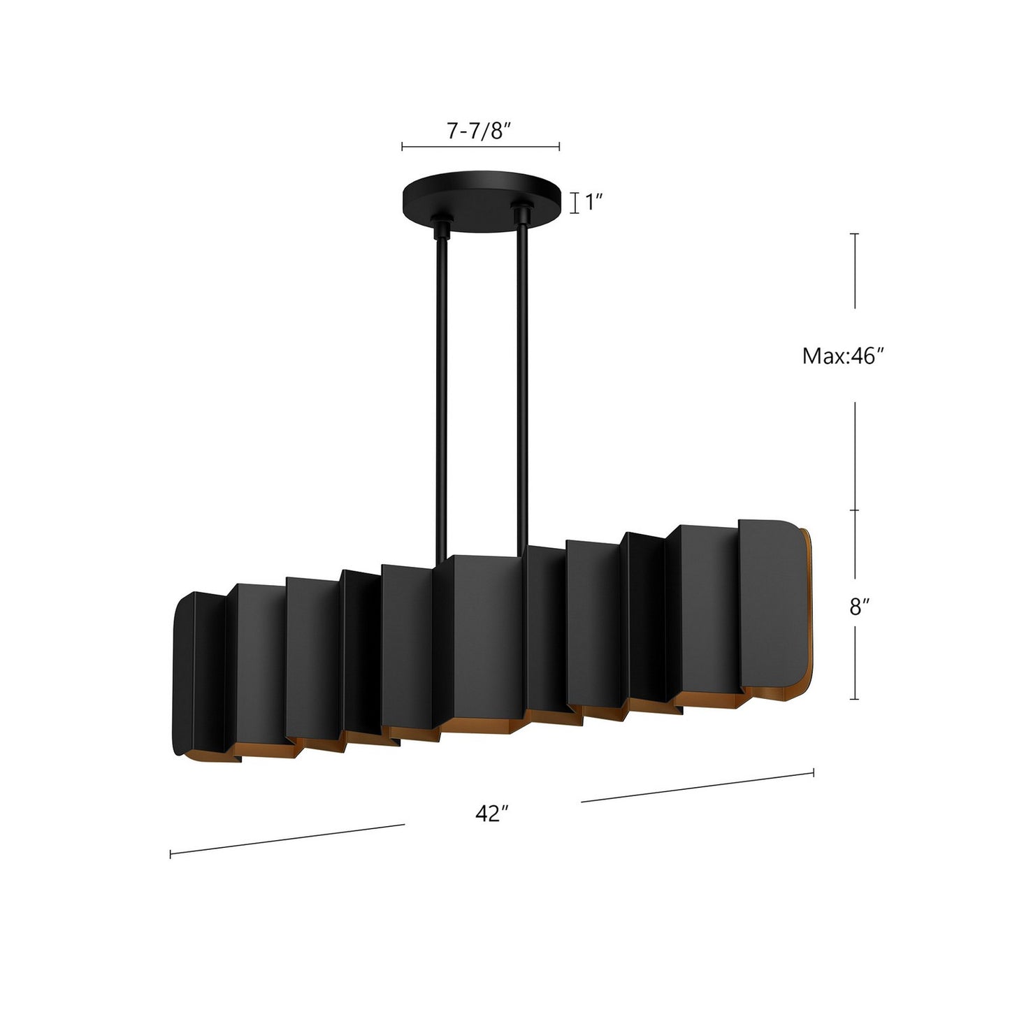 Kuzco Lighting-LP58042-BK/GD|ALT|1