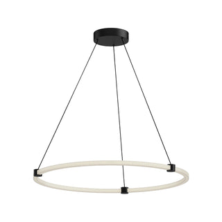 Buy black-with-clear-acrylic-exterior-white-silicone-interior-glass Bruni Pendant by Kuzco Lighting