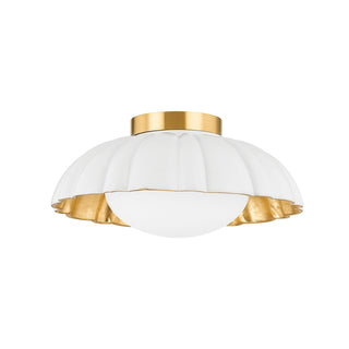 Penelope Outdoor (Damp) Flush Mount Ceiling Light by Mitzi