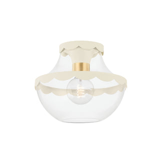 Alaina Outdoor (Damp) Semi Flush Mount Light by Mitzi
