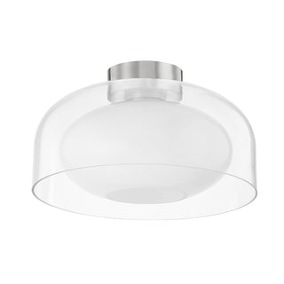 Buy polished-nickel Giovanna Outdoor (Damp) Flush Mount Light by Mitzi