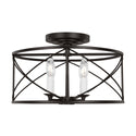 Beatrix Outdoor (Damp) Flush Mount Ceiling Light by Visual Comfort Studio