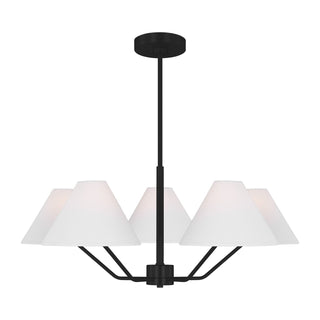 Buy midnight-black Burke Outdoor (Damp) Chandelier by Visual Comfort Studio