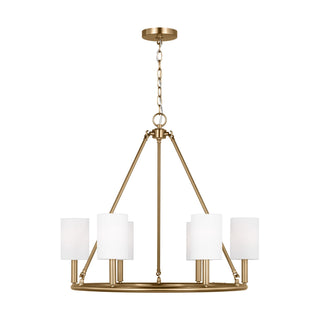 Buy satin-brass Egmont Outdoor (Damp) Chandelier by Visual Comfort Studio