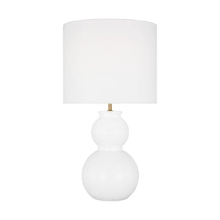Buy gloss-white Buckley Table Lamp by Visual Comfort Studio