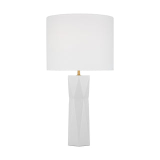 Buy gloss-white Fernwood Table Lamp by Visual Comfort Studio