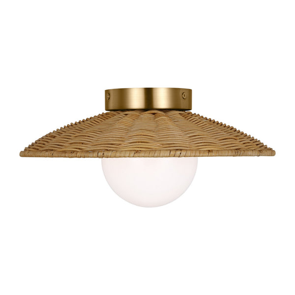 Mari Outdoor (Damp) Flush Mount Ceiling Light by Visual Comfort Studio