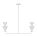 Cornet Outdoor (Damp) Chandelier by Visual Comfort Studio