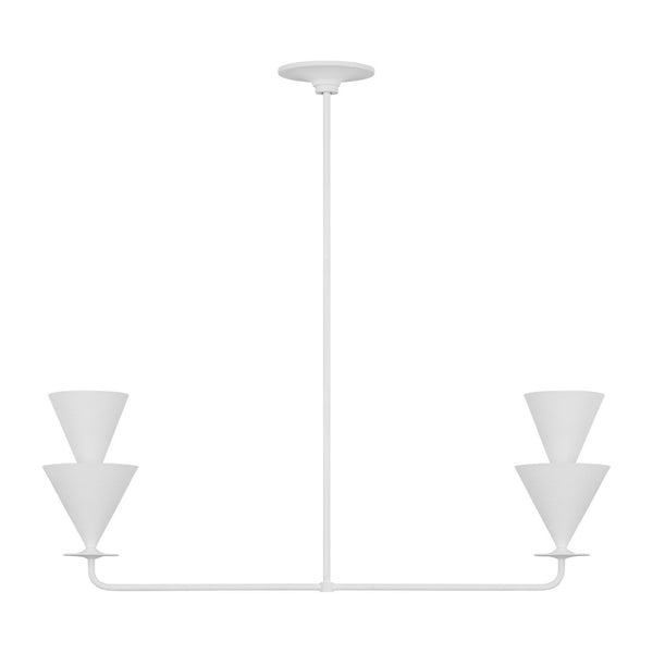 Cornet Outdoor (Damp) Chandelier by Visual Comfort Studio