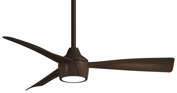 Skinnie Outdoor (Wet) Ceiling Fan with Light by Minka Aire