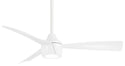Skinnie Outdoor (Wet) Ceiling Fan with Light by Minka Aire