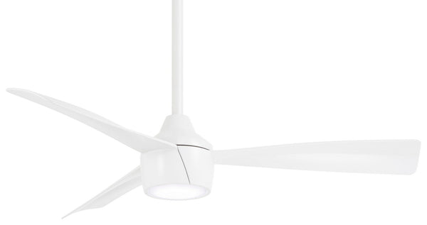 Skinnie Outdoor (Wet) Ceiling Fan with Light by Minka Aire