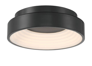 Buy coal-black Conc Outdoor (Damp) Flush Mount Ceiling Light by George Kovacs