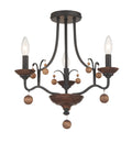 Colonial Charm Semi Flush Mount Light by Minka-Lavery