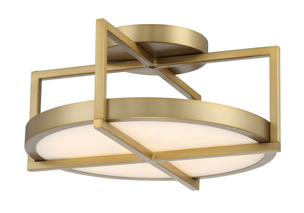 Boada Outdoor (Damp) Semi Flush Mount Ceiling Light by Minka-Lavery