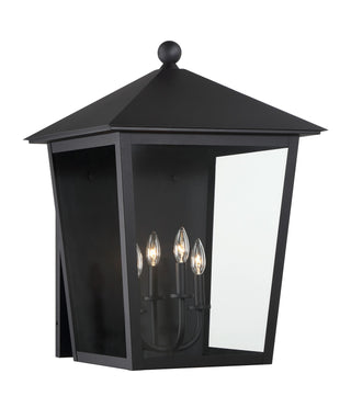 Buy sand-coal-with-clear-glass-glass-and-clear-shade Noble Hill Outdoor (Wet) Sconce by Minka-Lavery
