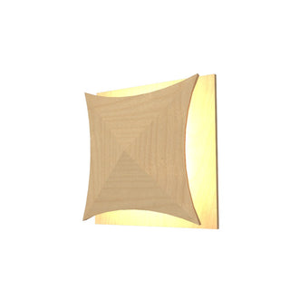 Buy maple-and-white-shade Facet Outdoor (Damp) Wall Lamp by Accord Lighting