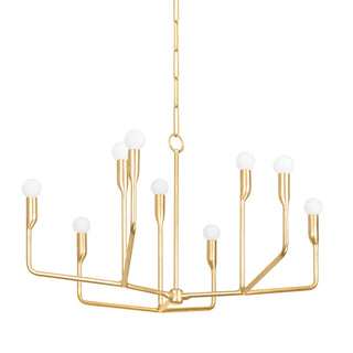 Buy vintage-gold-leaf Norman Outdoor (Damp) Chandelier by Troy Lighting