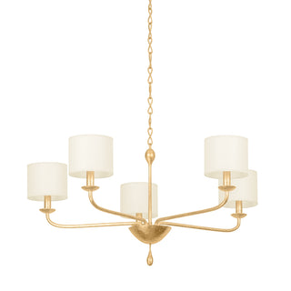 Buy vintage-gold-leaf Osmond Outdoor (Damp) Chandelier by Troy Lighting