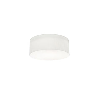 Buy linen-white-with-linen-white-lumafuse-glass-and-white-shade Anton Outdoor (Damp) Flush Mount Ceiling Light by AFX Lighting